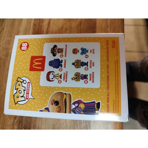 Funko Pop! Mayor McCheese Vinyl Figure #88 - McDonald's Ad Icons - Picture 3 of 6